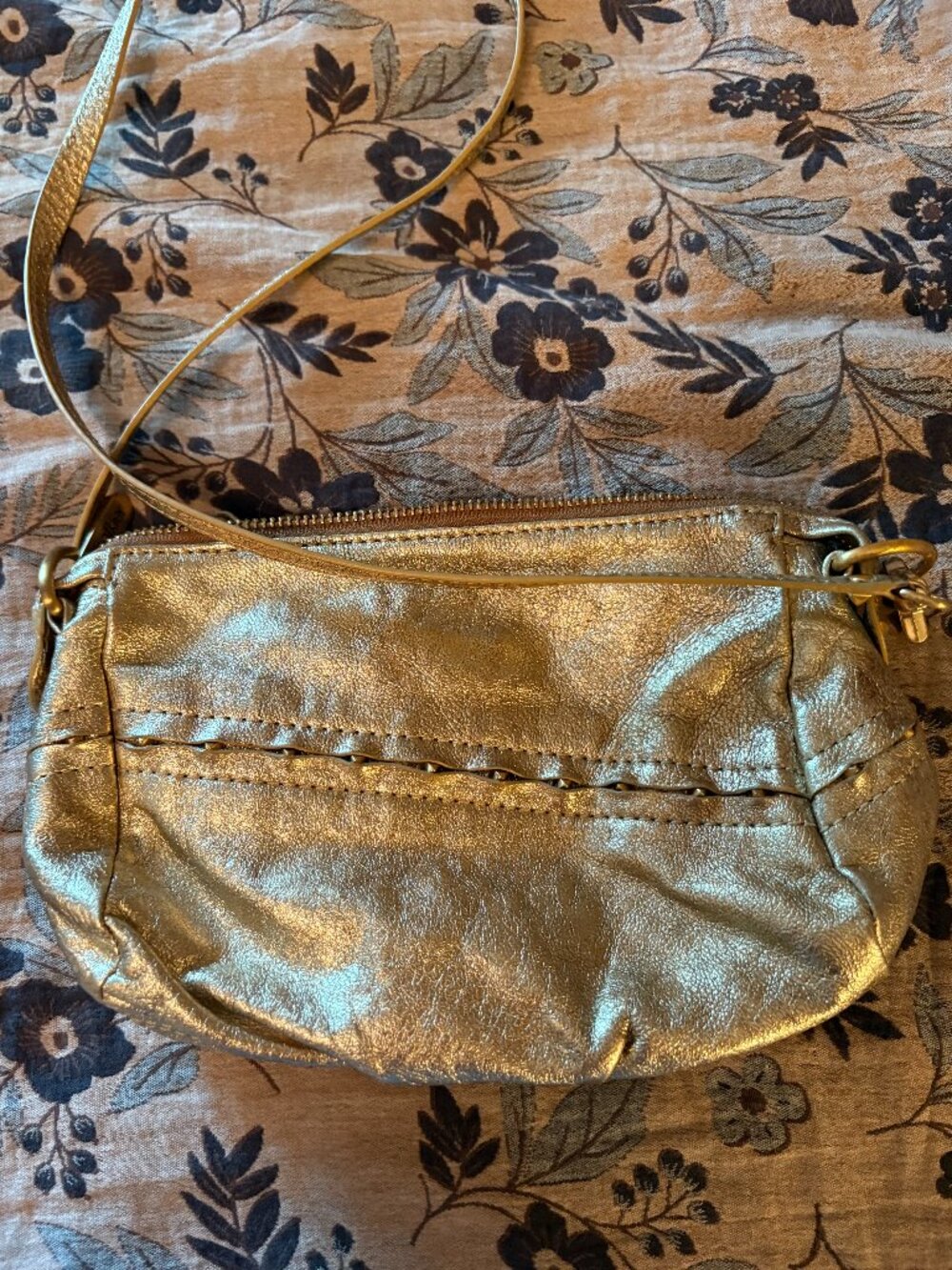 Vintage Botkier Gold Crossbody Bag